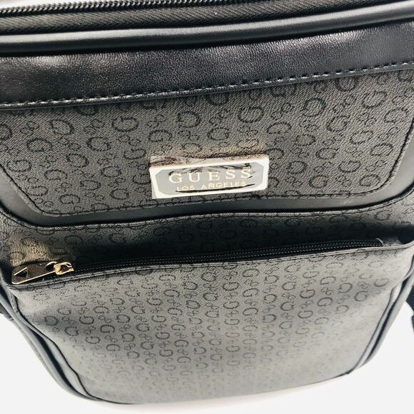 Brand New Authentic Guess Los Angeles Laptop Backpack Black 3 Zipper Compartment